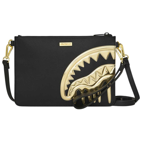 Sprayground Τσαντάκι ώμου GoldHeart Shark Drip Crossover Clutch